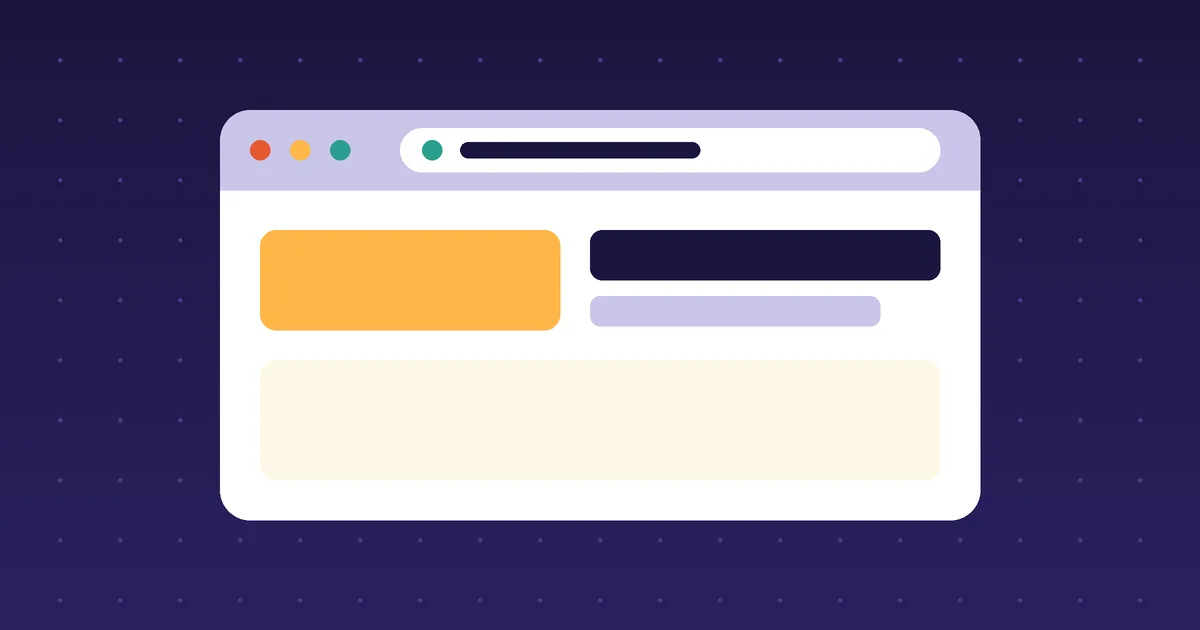 A browser window with an address bar and a green lock icon